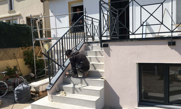 Escalier sur mesure Marcq-en-Barœul Mérignies Villeneuve-d'Ascq